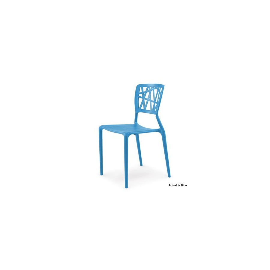 Source Outdoor SC156A-BLUE Cast Aluminum Patio Dining Chair