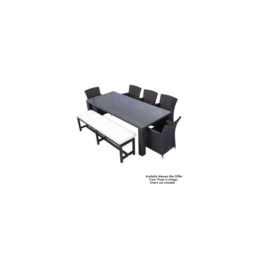Source Outdoor SO-062-18-21 84-in x 40-in Cast Aluminum Rectangle Patio Dining Table