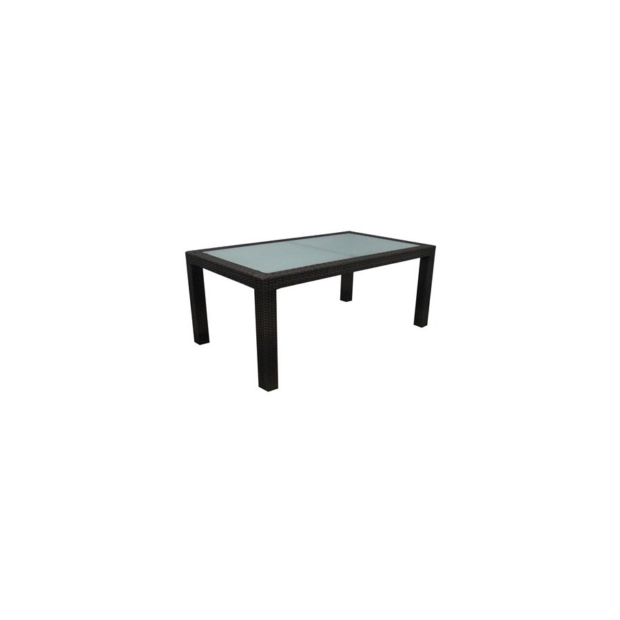 Source Outdoor 72in x 40in Cast Aluminum Rectangle Patio Dining Table