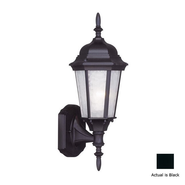 Livex Lighting 7551-04 Hamilton 16-in Black Outdoor Wall Light