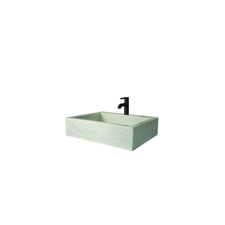 Yosemite Home Decor Stone 5 1 2 In D Polished White Marble Yosemite Home Decor Stone 5 1 2 In D Polished White Marble Rectangular