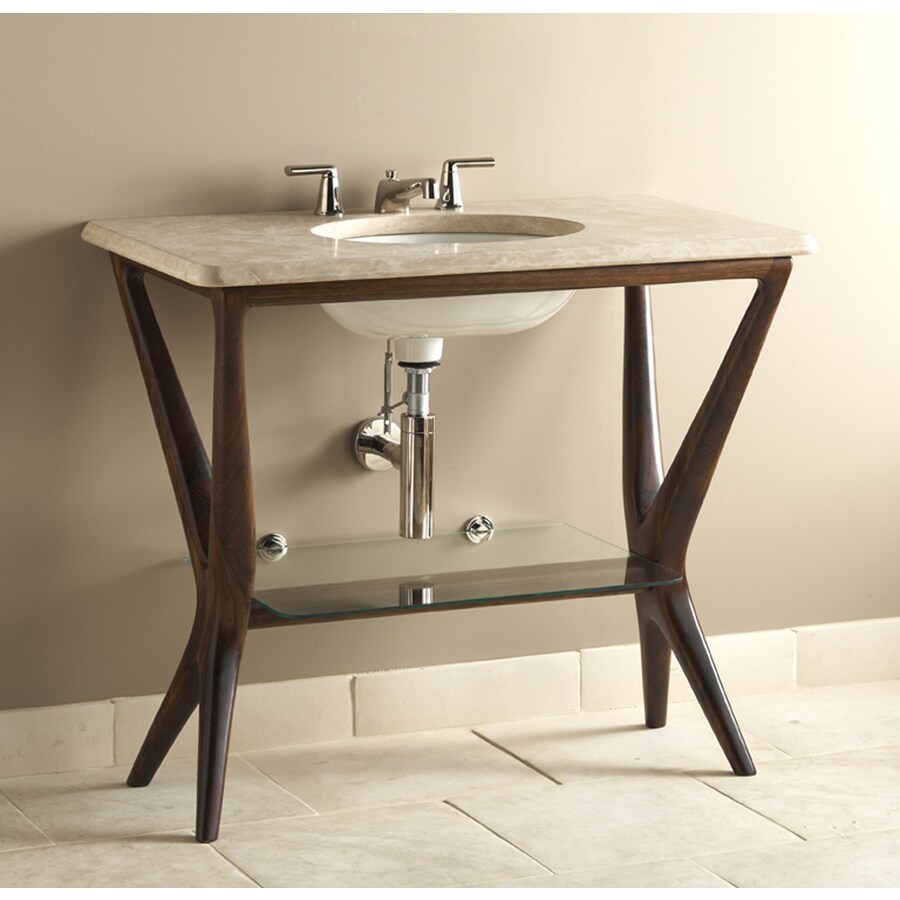 KOHLER Caxton White Undermount Bath Sink in the Bathroom Sinks