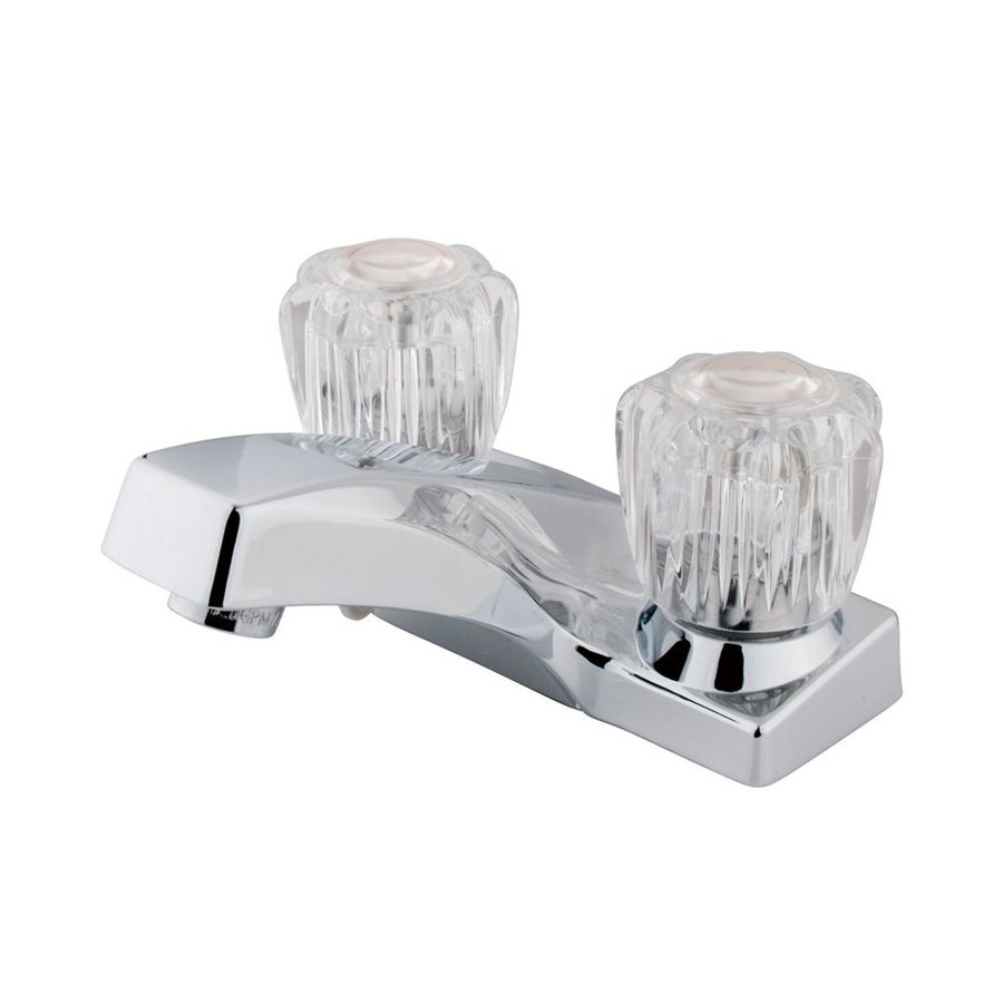 Elements of Design EB101LP Columbia Polished Chrome 2-Handle 4-in Centerset Bathroom Faucet