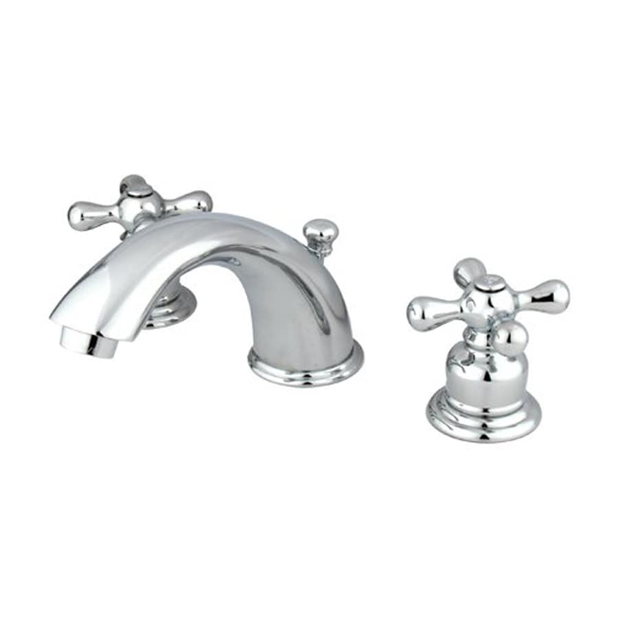 Shop Elements Of Design Chrome 2 Handle Widespread Bathroom Faucet