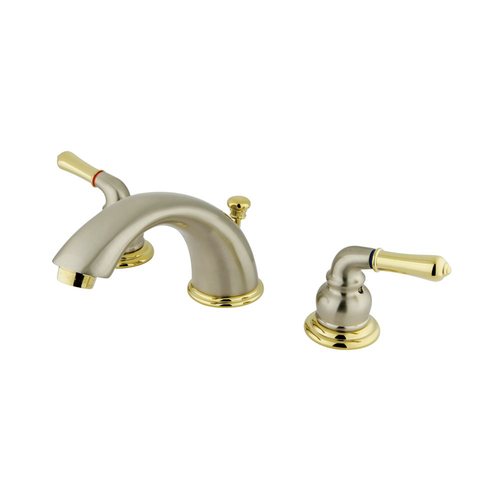 Elements of Design Satin Nickel/Polished Brass 2-Handle ...