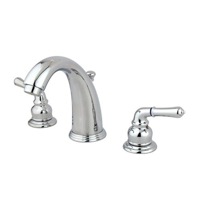Elements of Design EB981 Magellan Chrome 2-Handle Widespread Bathroom Faucet (Drain Included)