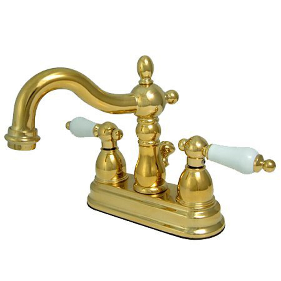 ... Handle 4-in Centerset Bathroom Faucet (Drain Included) at Lowes.com