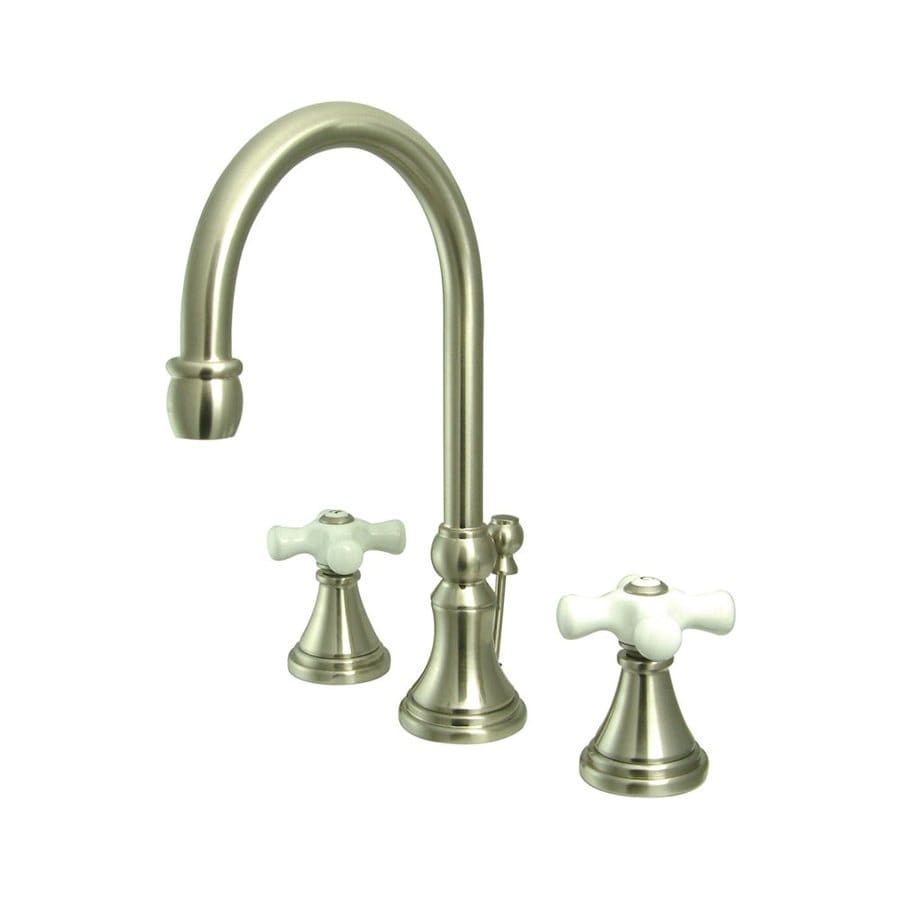 Elements of Design ES2988PX Satin Nickel 2-handle Widespread Bathroom Sink Faucet