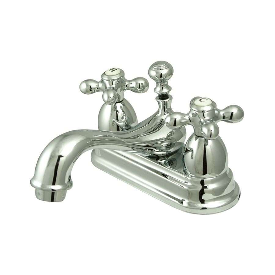 ... Handle 4-in Centerset Bathroom Faucet (Drain Included) at Lowes.com