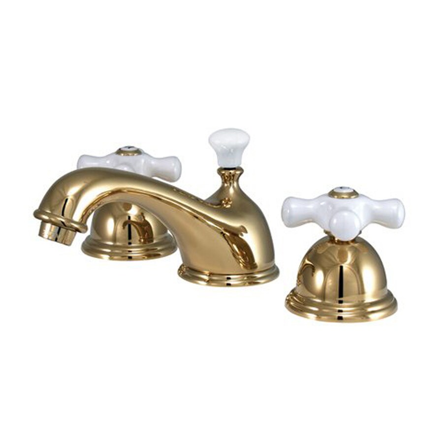 Elements of Design ES3962PX Chicago Polished Brass 2-handle Widespread Bathroom Sink Faucet