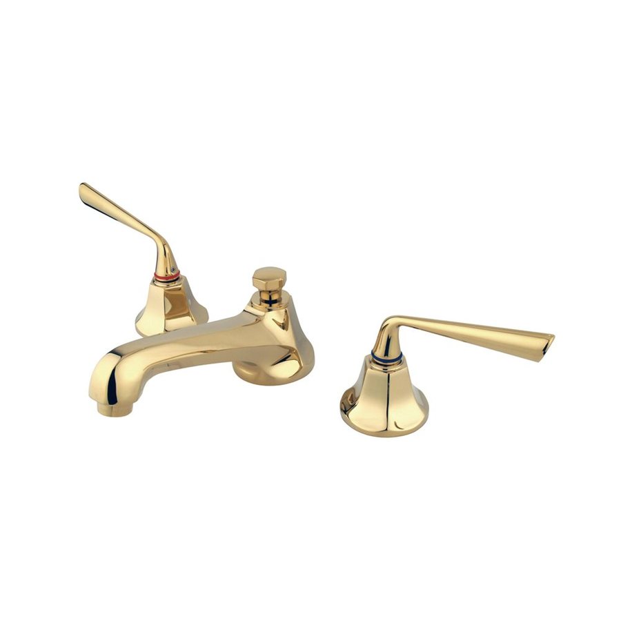 ... Design Silver Sage Polished Brass 2-Handle Widespread Bathroom Faucet