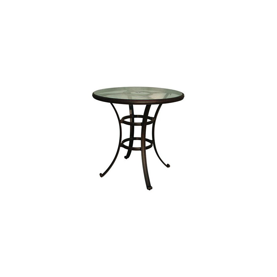 Darlee DL50-F Series 50 42-in x 42-in Cast Aluminum Round Patio Dining Table