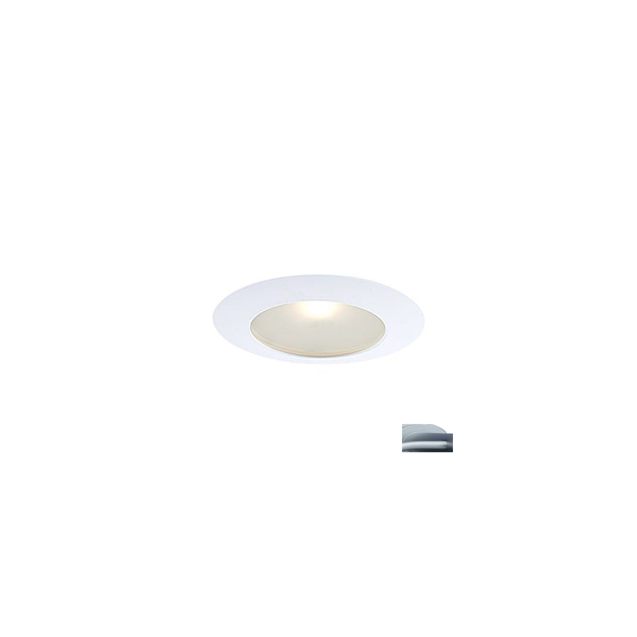 JESCO Satin Chrome Shower Recessed Light Trim (Fits Housing Diameter 6 in)