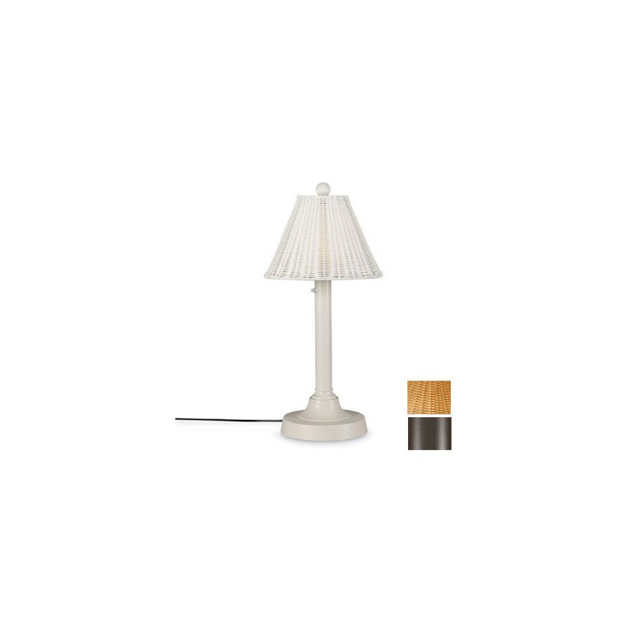 Patio Living Concepts 11227 30-in Bronze Outdoor Table Lamp with Honey Shade