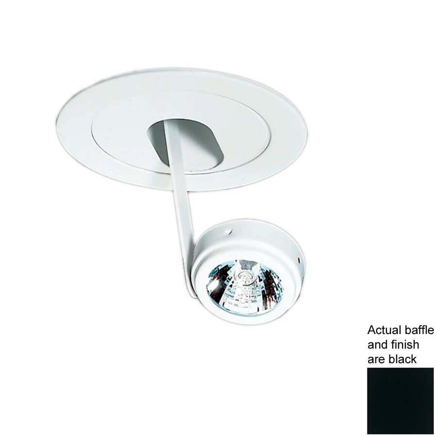 Nicor Lighting Black Eyeball Recessed Light Trim (Fits Housing Diameter