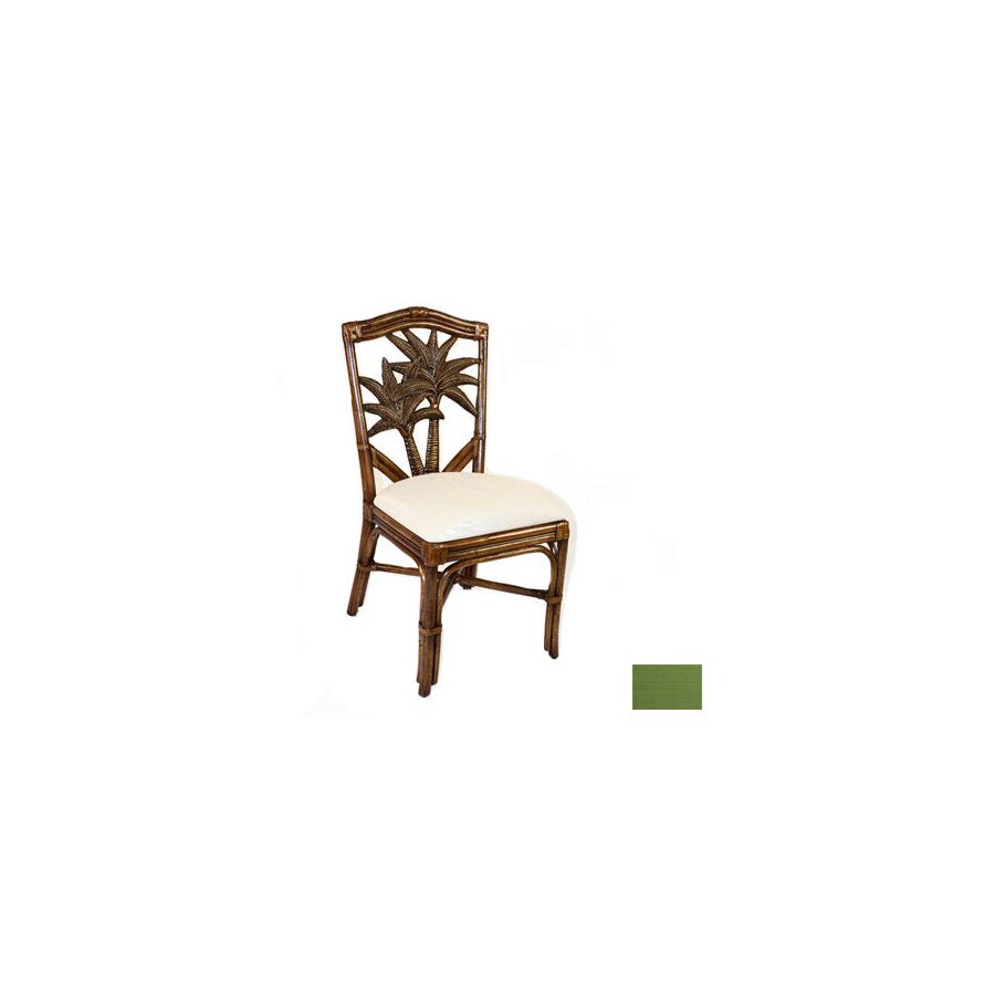 Hospitality Rattan ATG5259927 Cancun Palm TC Antique Dining Chair