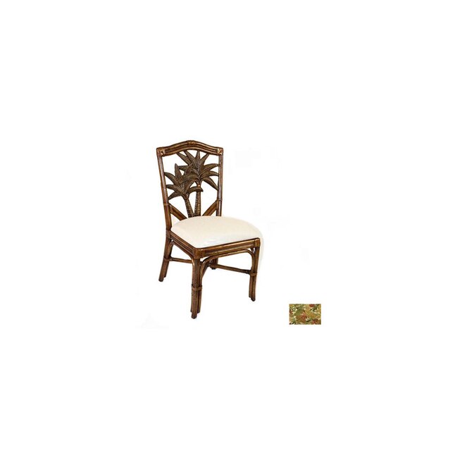 Hospitality Rattan ATG5259928 Cancun Palm TC Antique Dining Chair
