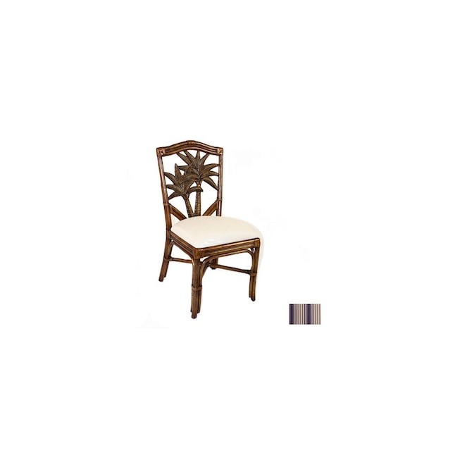 Hospitality Rattan ATG5259937 Cancun Palm TC Antique Dining Chair