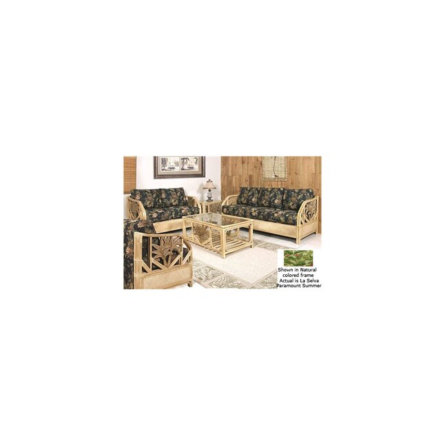 Hospitality Rattan ATG5260418 Cancun Palm TC Antique 5-Piece Seating Set