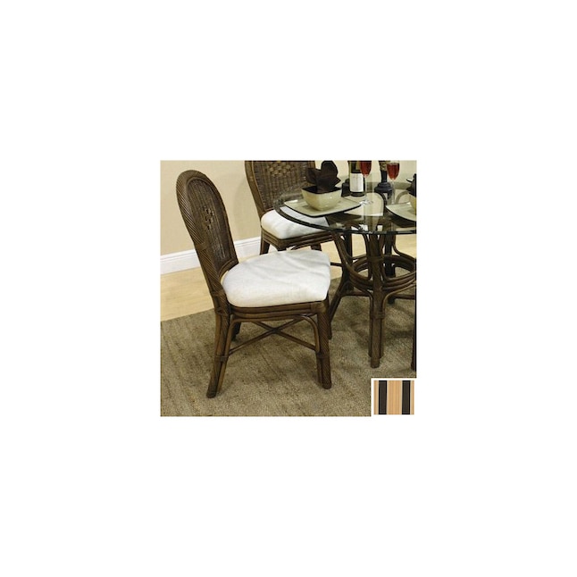 Hospitality Rattan ATG5261332 Key West Antique Dining Chair