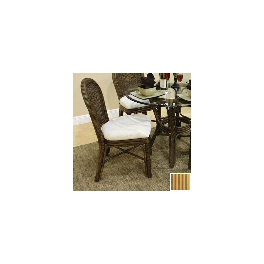 Hospitality Rattan ATG5261333 Key West Antique Dining Chair
