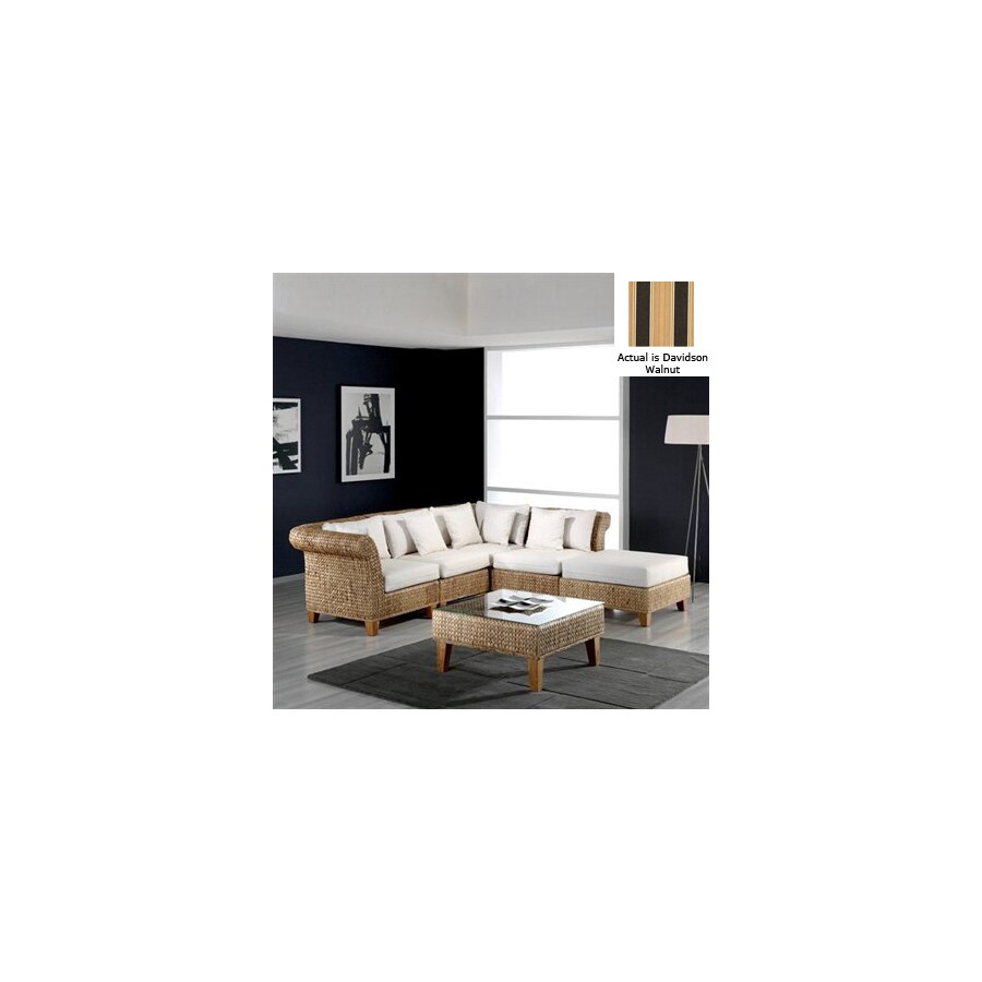 Hospitality Rattan ATG5265723 Seagrass Natural 6-Piece Seating Set