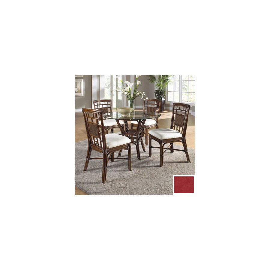 Hospitality Rattan Padre Island Antique Dining Set in the Dining Room