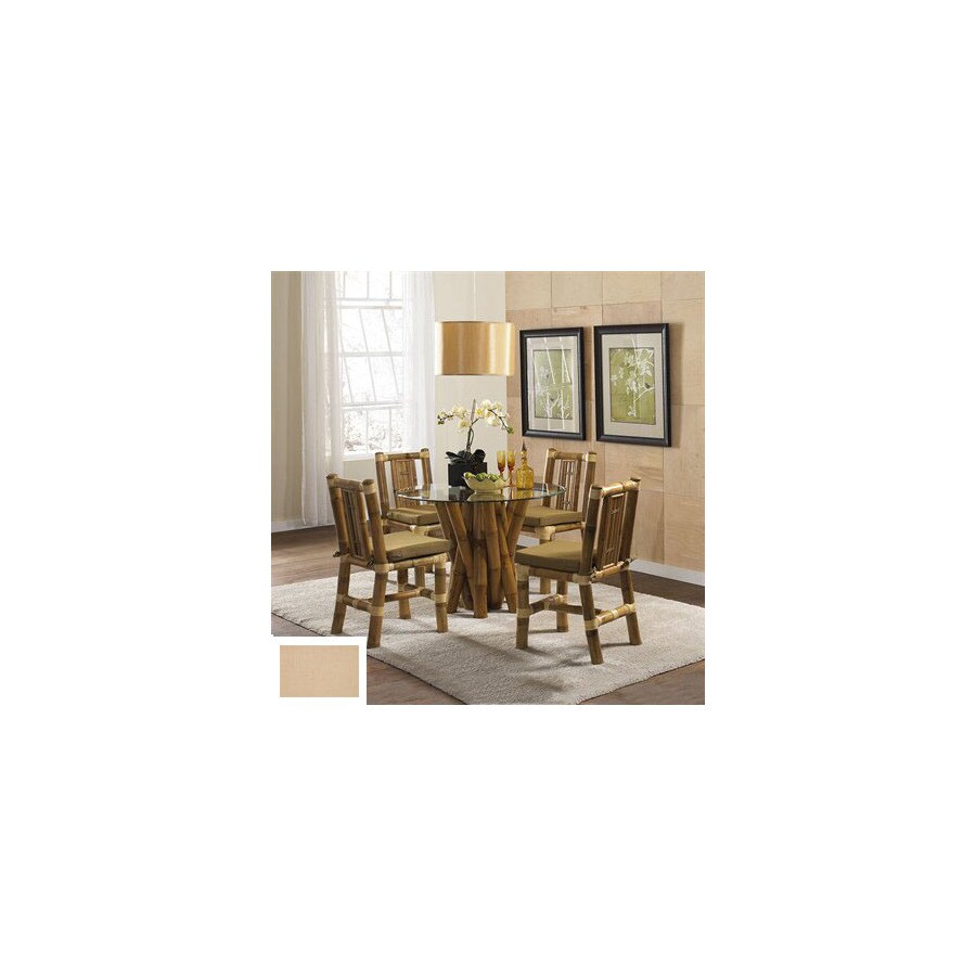 Hospitality Rattan ATG8487165 Aloha Natural Dining Set