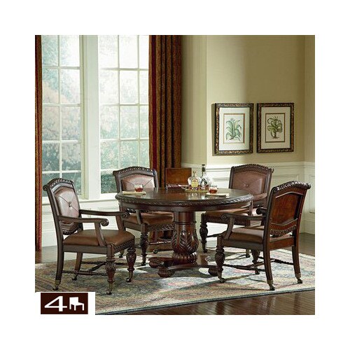 Steve Silver Company Antoinette Rich Cherry Dining Set At Lowes Antoinette Rich Cherry Dining Set