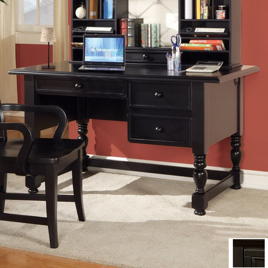 Steve Silver Company BL125DB Bella Black Computer Desk