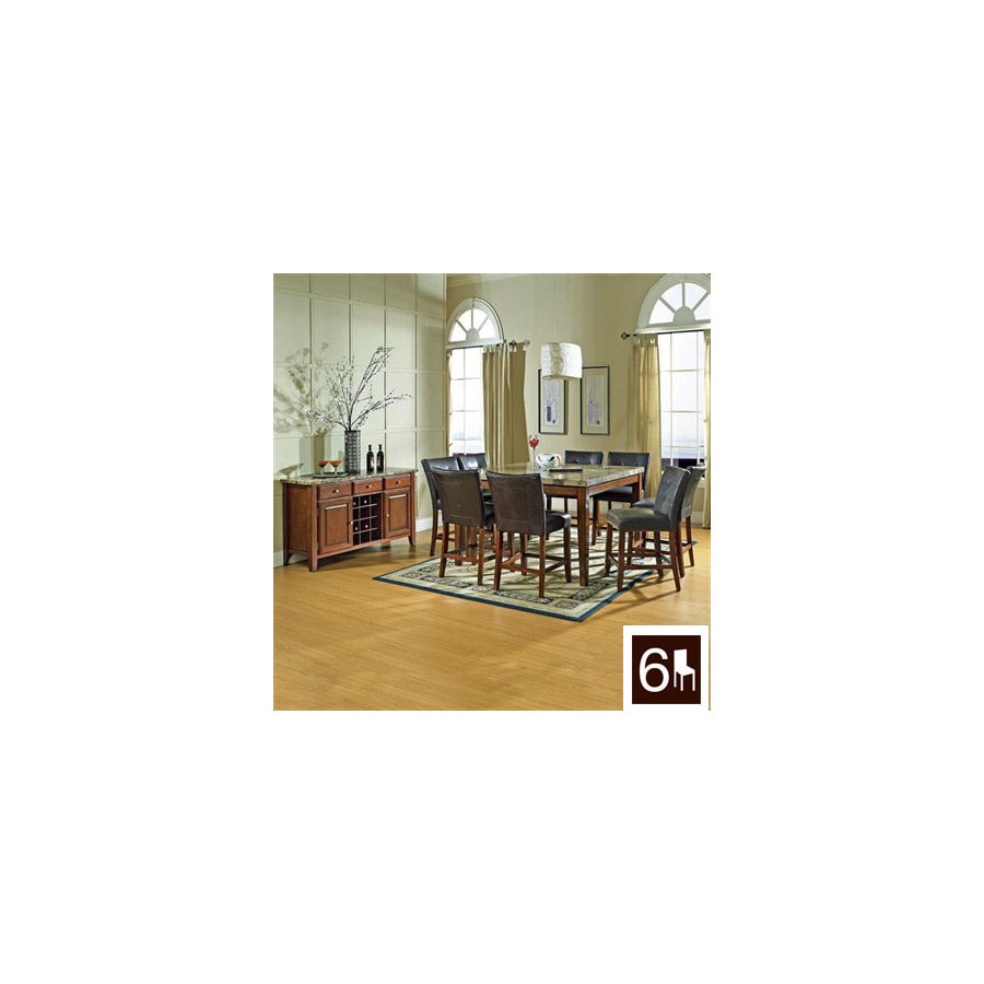 Steve Silver Company Montibello Rich Cherry Dining Set in the