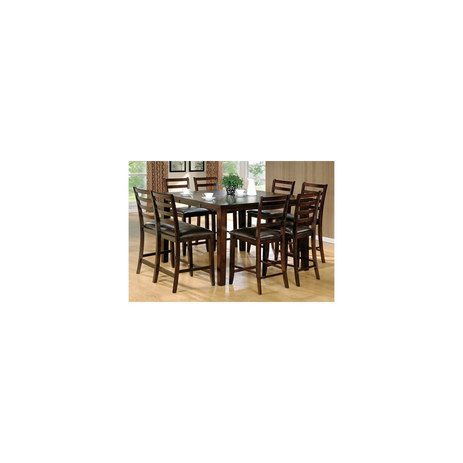 Steve Silver Company Sao Paulo Rich Cherry Dining Set in the