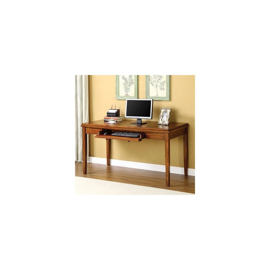 Furniture Of America Salina Console Oak Computer Desk At Lowes Com