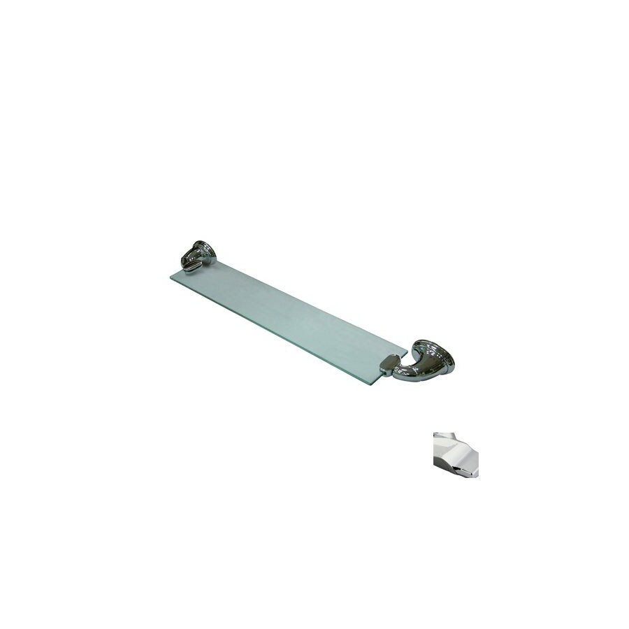 Elements of Design Magellan Chrome Brass Bathroom Shelf at Lowes.com