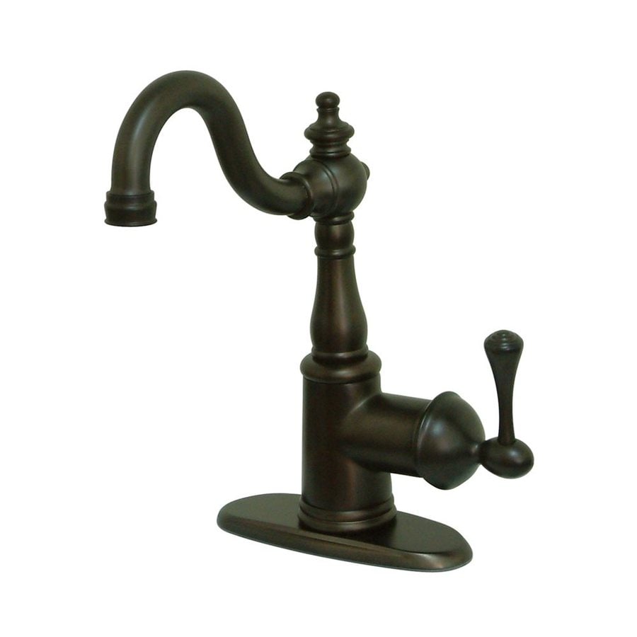 Elements of Design ES7495BL English Vintage Oil-Rubbed Bronze 1-Handle Deck Mount Bar and Prep Kitchen Faucet