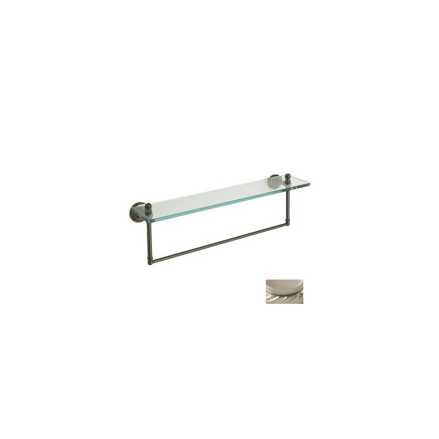 Allied Brass DT-1TB/22-SN Dottingham Satin Nickel Brass Bathroom Shelf