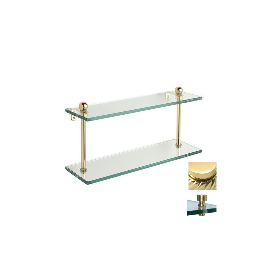 Allied Brass FT-2/16-PB Prestige Regal Polished Brass Bathroom Shelf