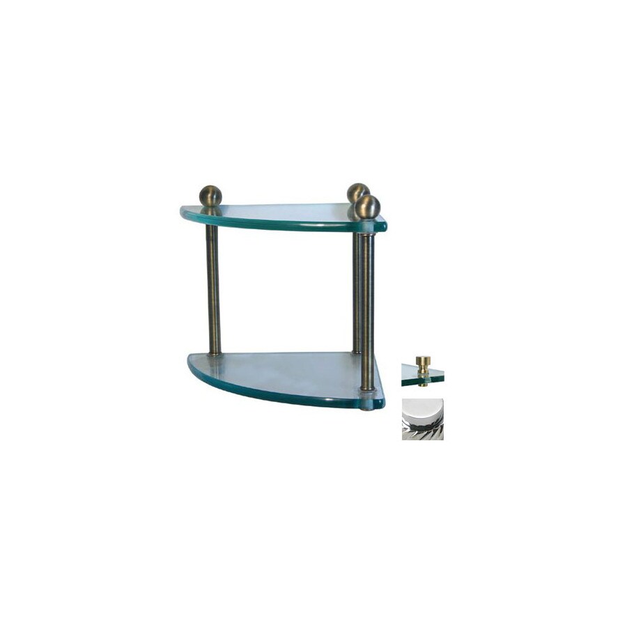 Allied Brass FT-3-PC Prestige Regal Polished Chrome Brass Bathroom Shelf