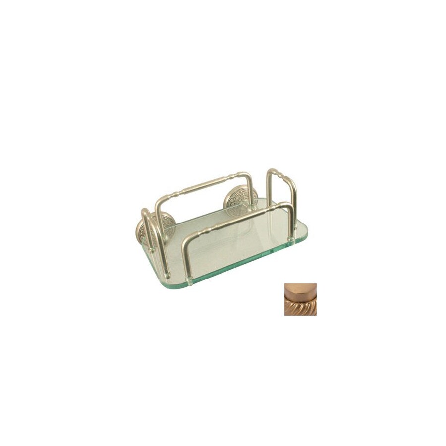 Allied Brass GT-2-MC-BBR Monte Carlo Brushed Bronze Brass Bathroom Shelf