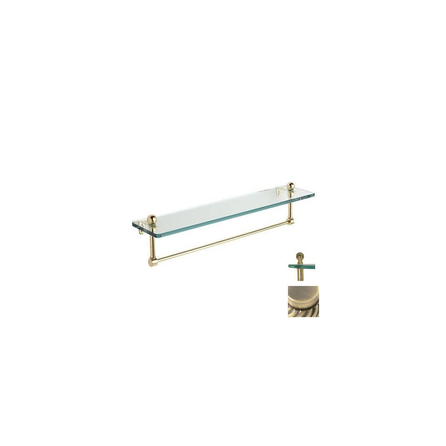 Allied Brass MA-1/22TB-ABR Prestige Regal Antique Brass Bathroom Shelf