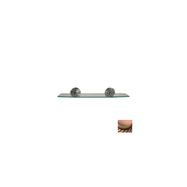 Allied Brass PMC-33/18-CA Prestige Monte Carlo Antique Copper Brass Bathroom Shelf