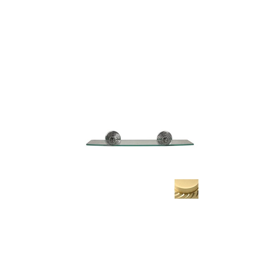 Allied Brass PMC-33/18-SBR Prestige Monte Carlo Satin Brass Bathroom Shelf