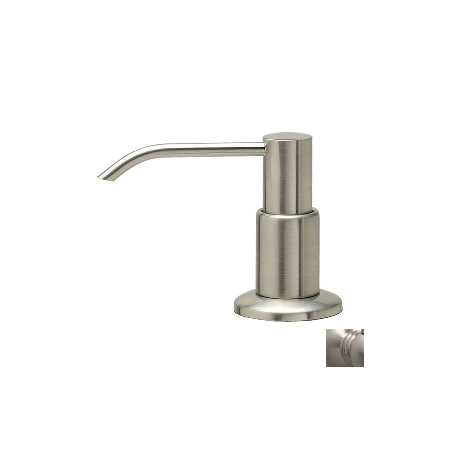  552029 Brushed nickel Brushed Nickel 13-oz Capacity Sink-mounted Soap and Lotion Dispenser