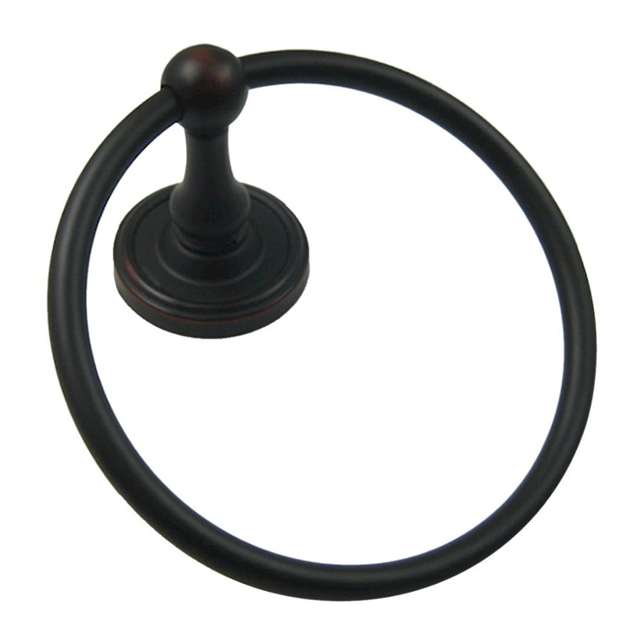 Shop Rusticware Midtowne OilRubbed Bronze Wall Mount Towel Ring at