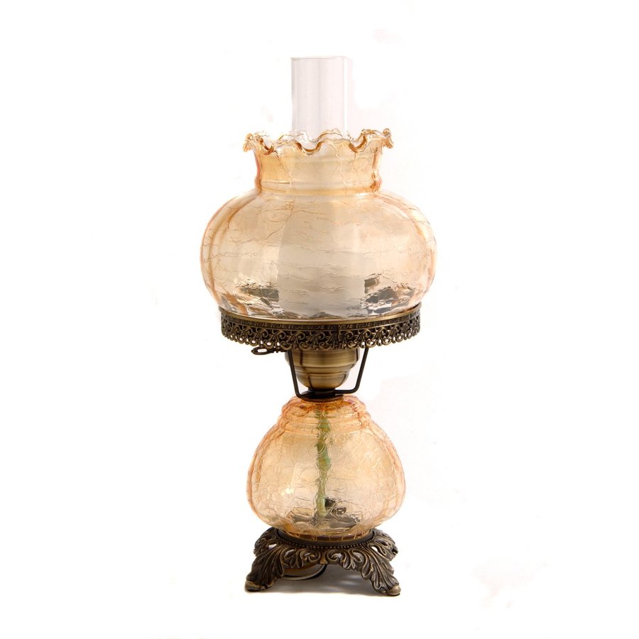 Summit Le 19 In Antique Brass Electrical Rotary Summit Le 19 In Antique Brass Electrical Rotary Socket Table Lamp With Glass Shade
