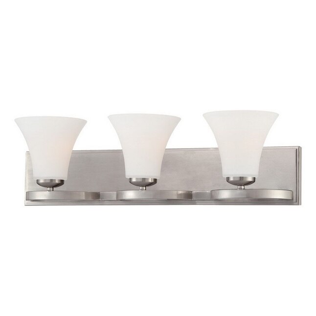 Philips Forecast 190127836 3-Light Bryce Satin Nickel Bathroom Vanity Light