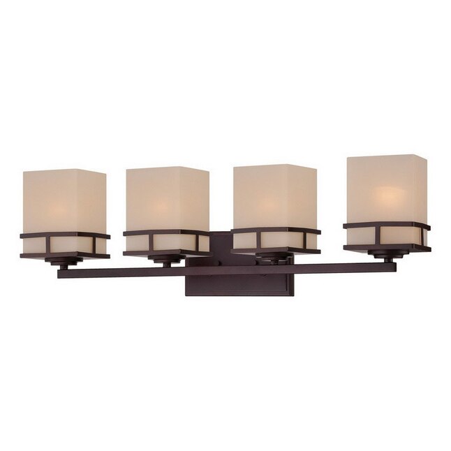 Philips Forecast 190131870 4-Light Morris Merlot Bathroom Vanity Light