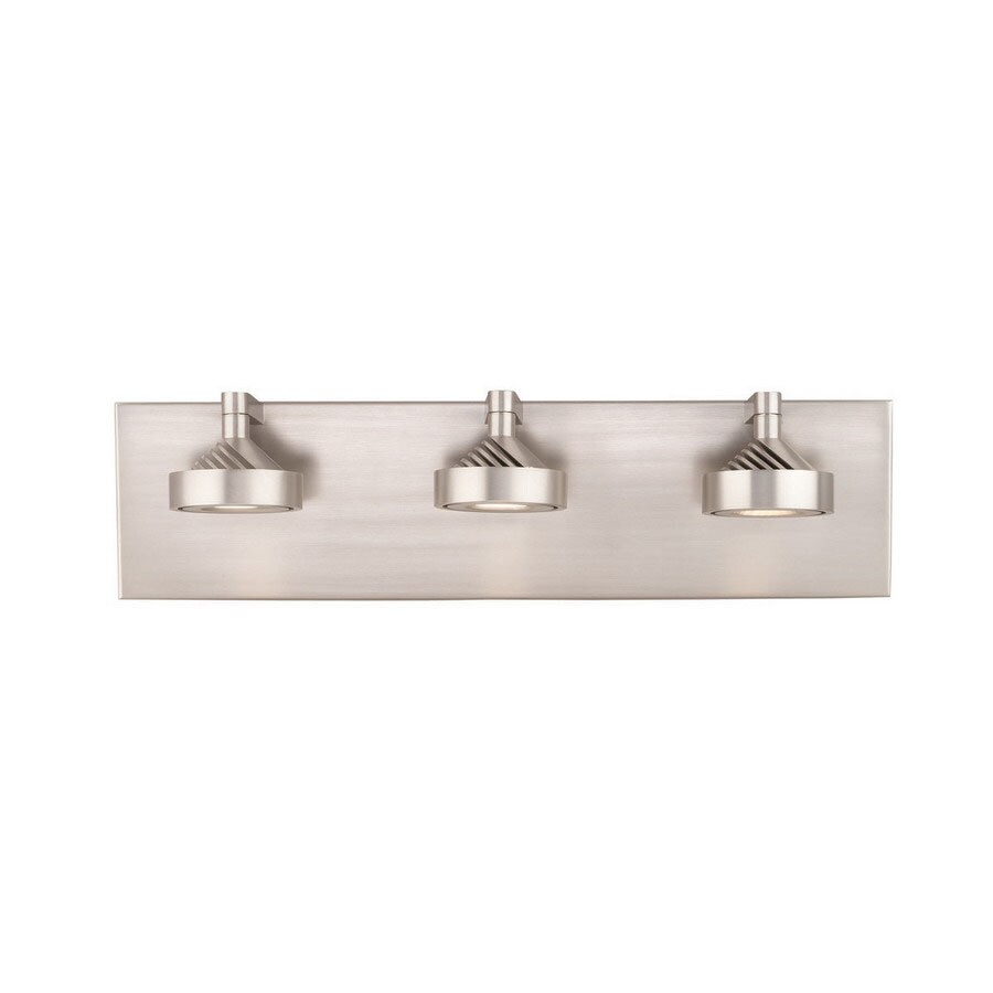Philips Forecast F484036 3-Light Yo-Yo Satin Nickel Bathroom Vanity Light