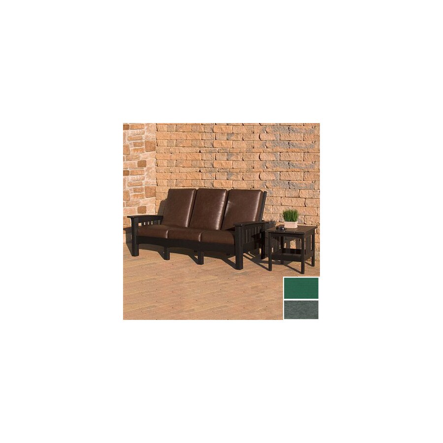 POLYWOOD ATG6882865 2-Piece Deep Seating Mission Patio Conversation Set