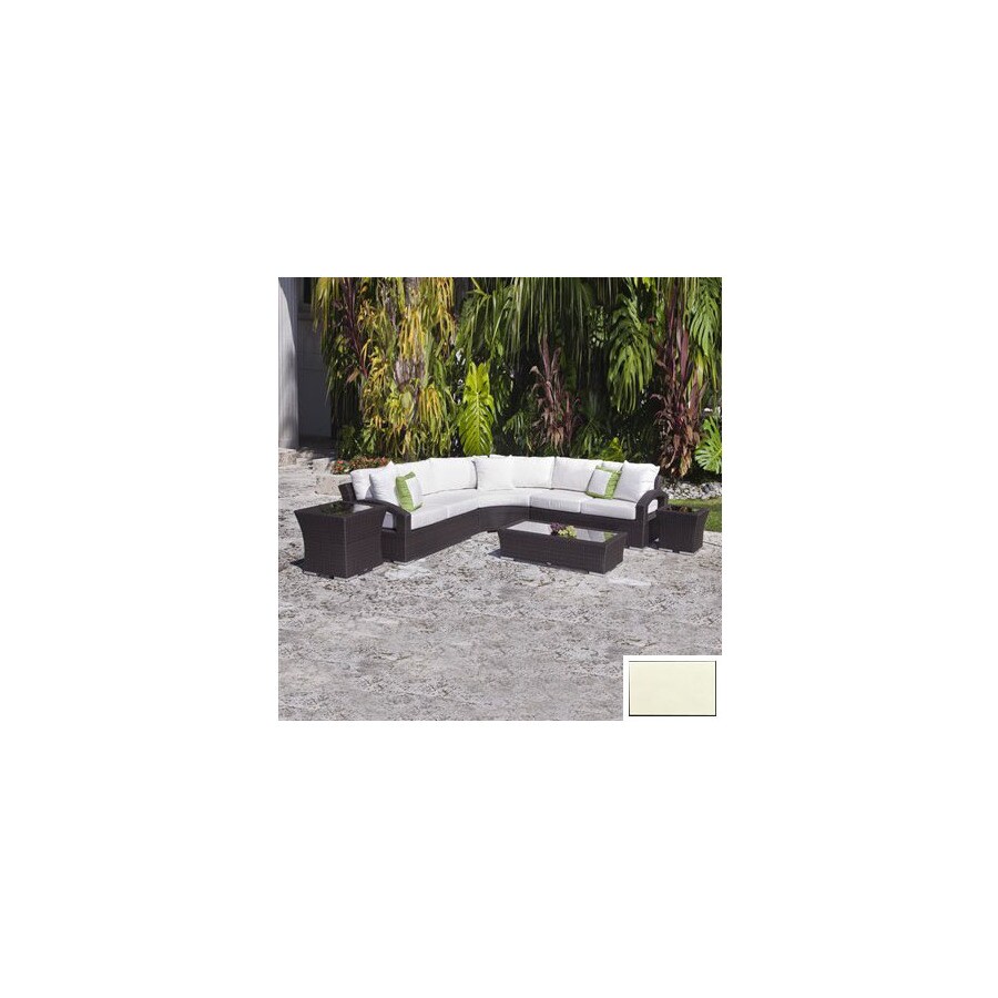 Source Outdoor ATG7024201 6-Piece Como Lago Patio Conversation Set